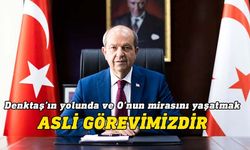Cumhurbaşkanı Tatar, Kurucu Cumhurbaşkanı Denktaş’ı andı