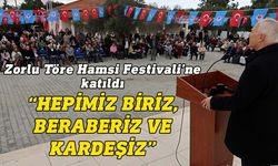 Zorlu Töre, Karadeniz Kültür Derneği tarafından düzenlenen Hamsi Festivali’ne katıldı