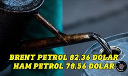 Brent petrolün varil fiyatı yüzde 0,36 azalarak 82,36 dolar oldu