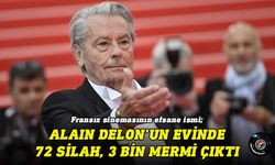 Fransız yıldız Alain Delon'un evinden cephanelik çıktı: 72 silah ve 3 bin mermi ele geçirildi