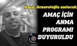 Göçmenköy, Amaç Arnavutoğlu için anma programı açıkladı