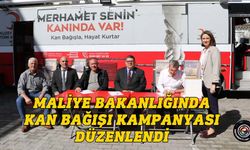 Maliye Bakanlığında kan bağışı kampanyası düzenlendi