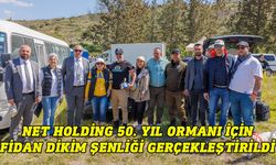 Net Holding 50. yıl ormanı için fidan dikim şenliği gerçekleştirildi