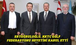 Ertuğruloğlu, KKTC Golf Federasyonu heyetini kabul etti