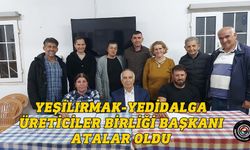 Yeşilırmak-Yedidalga Üreticiler Birliği Başkanlığına Atalar seçildi