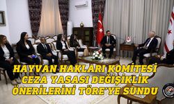 Hayvan Hakları Komitesi Ceza Yasası değişiklik önerilerini Töre’ye sundu