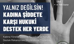 “Kadına Yönelik Şiddetle Mücadele ve Hukuki Destek Mekanizması Bilgilendirme Toplantıları” Yeniboğaziçi Belediyesi ile devam edecek