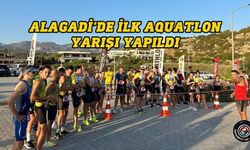 Aquatlon yarışı Alagadi Plajı’nda gerçekleşti