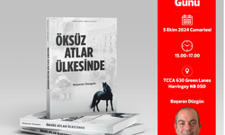 Düzgün’ün “Öksüz Atlar Ülkesinde” adlı romanının tanıtım ve imza etkinliği 5 Ekim’de Londra’da yapılacak