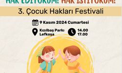 “3. Çocuk Hakları Festivali” 9 Kasım’da Lefkoşa Kızılbaş Parkı’nda yapılacak