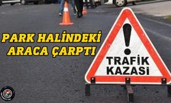 Alkollü sürücü kaza yaptı