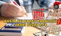 Kasım ayı hayat pahalılığı oranı açıklandı