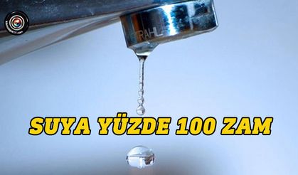 Türkiye’den gelen suya yüzde 100 zam
