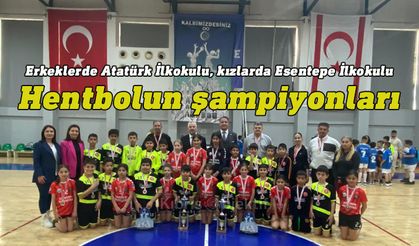 İlkokullar hentbolda şampiyon Atatürk İlkokulu ve Esentepe İlkokulu