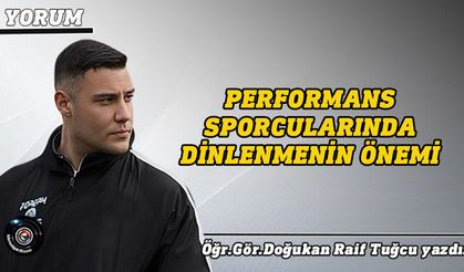 Performans sporcularında dinlenmenin önemi