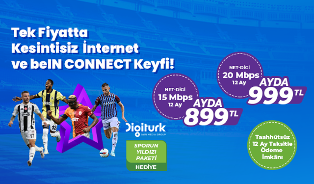 Nethouse’ta kesintisiz internet ve beIN CONNECT keyfi bir arada!