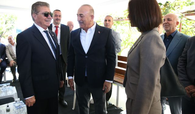 Üstel'den eski TC Dışişleri Bakanı Çavuşoğlu'na taziye ziyareti