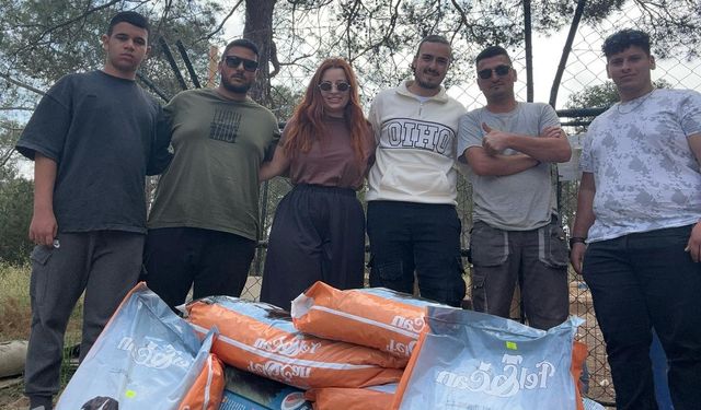 CTP Gençlik Örgütü Girne İlçesi’nden barınaklara mama desteği