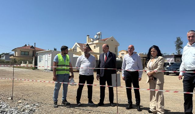 Dinçyürek, Devlet Laboratuvarı inşaatında incelemelerde bulundu