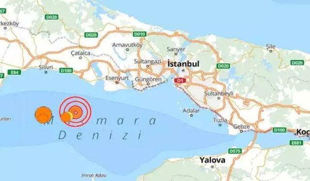 İstanbul'da bir saat içerisinde 8 deprem meydana geldi