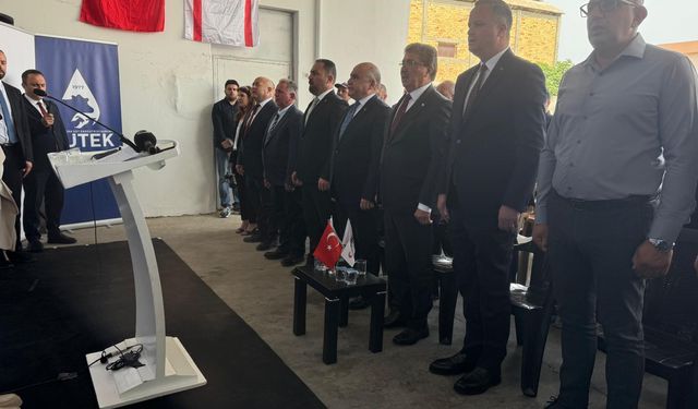 Vadili Süt Toplama Merkezi açılış töreni yapılıyor