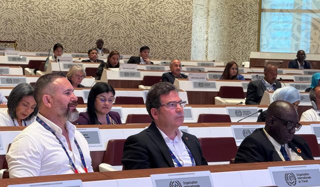 KTAMS heyeti ILO Konferansı’na katıldı