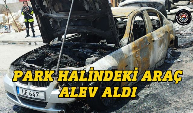 Alayköy’de araç yangını...