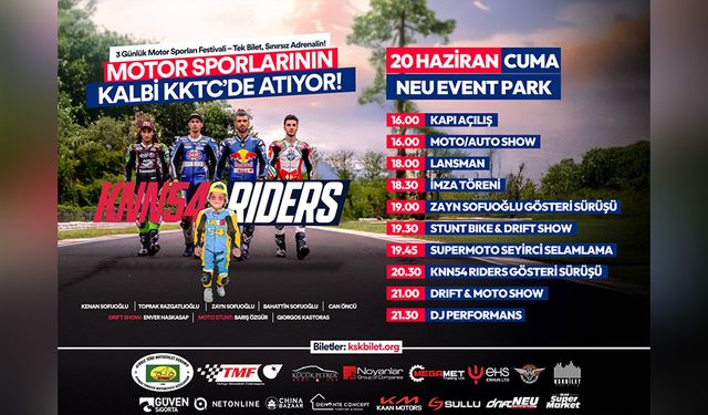 20 Haziran’da yıldızları Drift NEU Event Park'ta buluşuyor