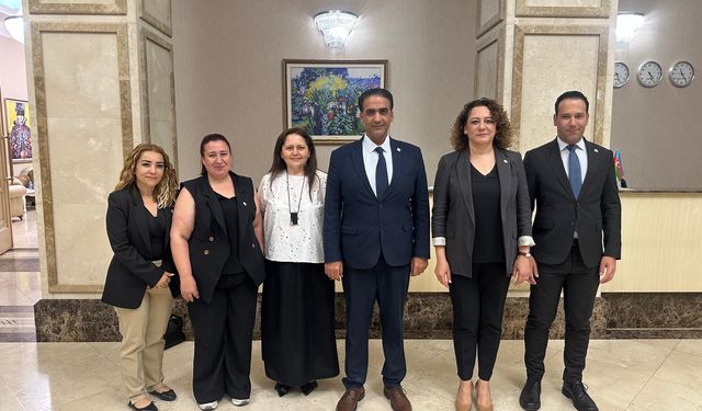 Gardiyanoğlu, Azerbaycan’da temaslarda bulunuyor