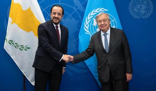 Hristodulidis Guterres’le görüştü