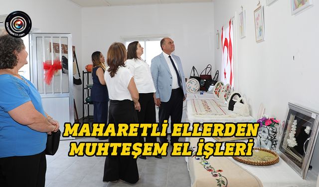 Kırıkkale Köy Kadın Kursu sergisi açıldı