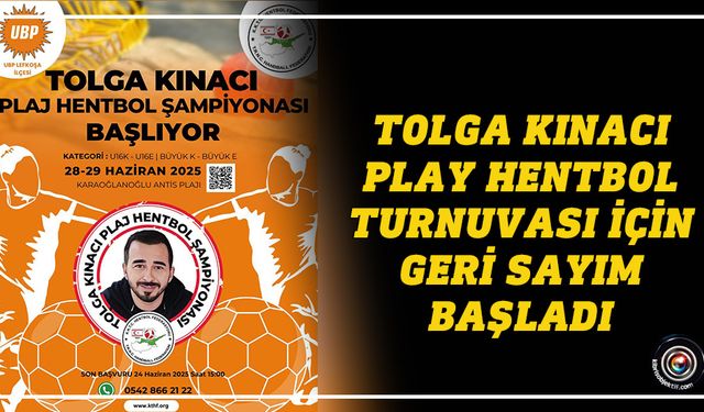İlk turnuva 28-29 Haziran’da Antis Plajı’nda gerçekleşecek