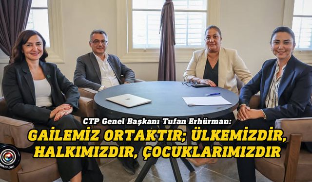 Erhürman, Baybars, Rogers ve Manavoğlu’na teşekkürlerini iletti