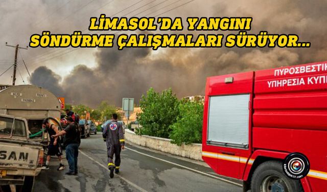 Rum basını: 1974 sonrası Kıbrıs'ın en büyük yangını