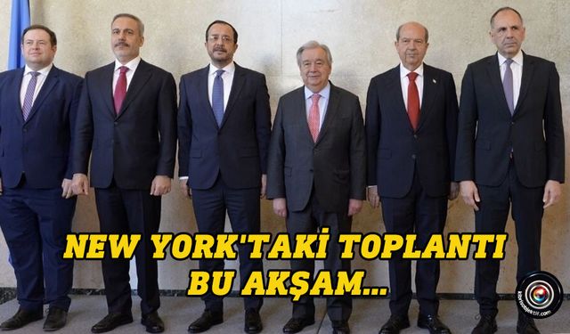 Tatar, New York 5+1 Gayrıresmi Zirvesine katılmak için dün New York’a gitti