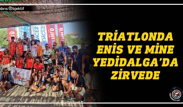 Yedidalga Sprint Triatlonu hafta sonu yapıldı