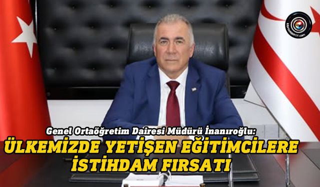 İnanıroğlu Arapça öğretmeni münhali konusunda açıklama yaptı