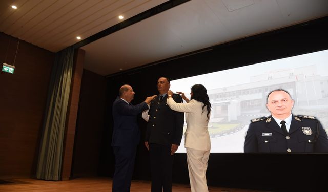 Polis Genel Müdürü Ali Adalıer için rütbe takma töreni düzenlendi