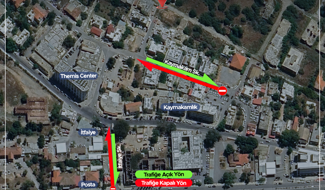 Gazimağusa’da iki sokak geçici olarak trafiğe kapatılacak