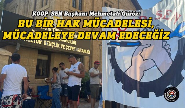 Kooperatif Merkez Bankası iştiraklerindeki grev yedinci gününde devam ediyor