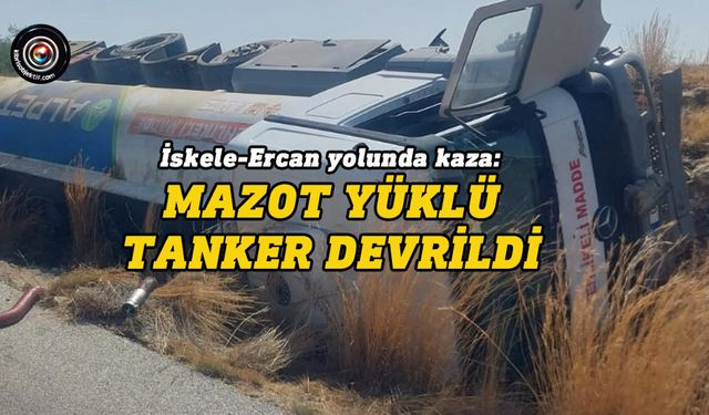 İskele-Ercan yolunda kaza..