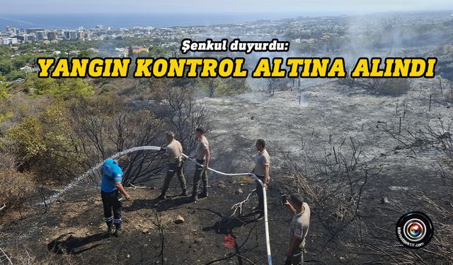 Girne'de Ciklos mevkiinde çıkan yangın kontrol altına alındı