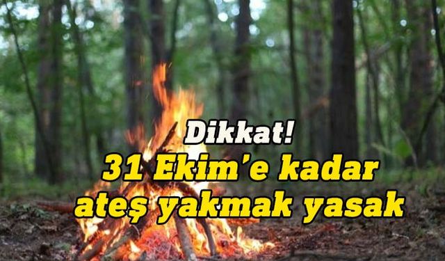 İtfaiye Müdürlüğü yangına karşı alınabilecek tedbirlere işaret etti...