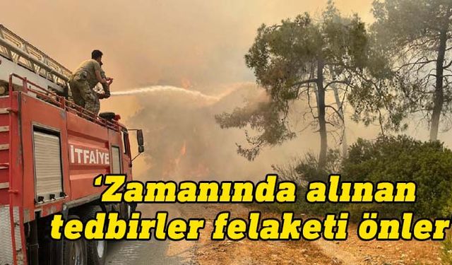 İtfaiye Müdürlüğü yangın riskine karşı uyardı: “