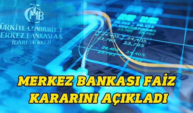 TCMB politika faizini yüzde 43'e indirdi