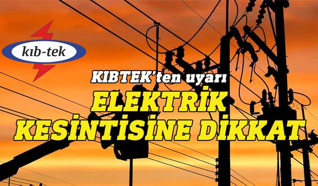 Doğancı’da yarın elektrik kesintisi yapılacak