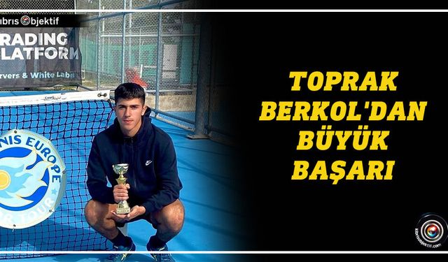 Toprak Berkol, çift erkekler kategorisinde final oynadı