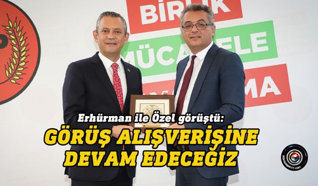 Erhürman ile Özel görüştü