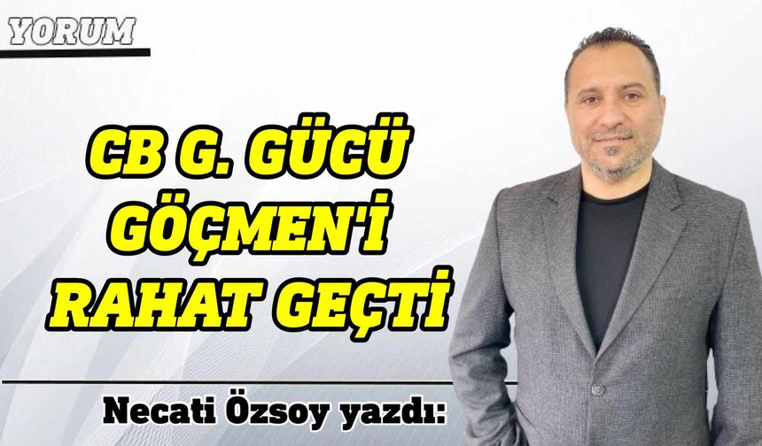 Necati Özsoy Göçmenköy-CB Gençlik Gücü maçını yorumladı