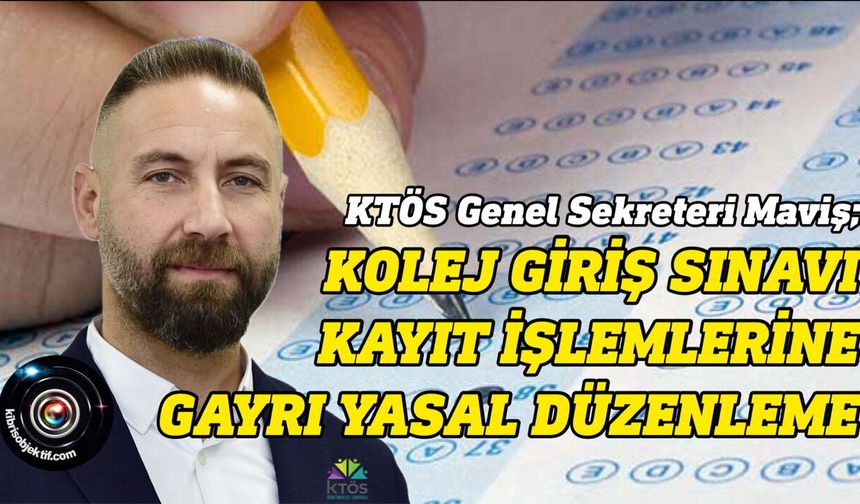 Kolej Giriş Sınavı kayıtlarının ilkokul müdürlerine verilmesine tepki